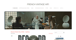 Desktop Screenshot of frenchvintagehifi.com